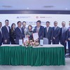 Đại diện hai đơn vị tại Lễ ký kết.