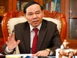 Trưởng ban Kl992 cổng game cá cược trung ương Vương Đình Huệ (giữa) và các tân phó ban. 