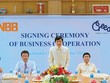 Lễ ký kết Hợp đồng hợp tác Kl992 VIP Trang Chủ 2026 giữa CTCP Kl99ok phiên bản mới Năm Bảy Bảy (NBB)  và Công ty Creed Asia Invesment (Creed)