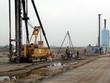 Thi công khoan cọc nhồi đường cất hạ cánh Cảng hàng không quốc tế Cát Bi