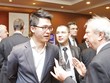 Đại diện cộng đồng Kl991.com World Cup 2026 Chính Thức thảo luận bên lề Diễn đàn VBF - Ảnh: Đức Thanh