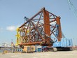 Hạ thủy chân đế và sàn khoan H5, dự án phát triển mỏ Tê Giác Trắng, một trong những dự án trọng điểm của PVC-MS năm 2014