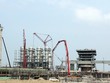 Dự án Liên hợp Thép Formosa đang trong giai đoạn xây dựng nước rút. Ảnh: Thế An
