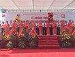 Lễ cắt băng khánh thành Nhà máy nước mặt Thành phố Bắc Ninh. Ảnh: Thanh Huyền