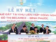 3 nhà Kl99ok phiên bản mới nước ngoài là Công ty Kaiser, Công ty Grand Art và Công ty Fu Ang ký kết thuê 150 ha đất tại Khu liên hợp công nghiệp - đô thị Becamex – Bình Phước trong ngày khởi công dự án.