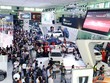 Gian hàng được trưng bày toàn bộ 10 mẫu xe đang được Audi Việt Nam phân phối đều được phô diễn trước các khách hàng thăm quan. Ảnh: Chí Cường