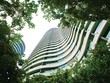 Kiến trúc gợn sóng nổi bật của City Garden tạo tầm nhìn rộng mở cho tất cả các căn hộ