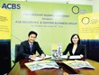 Ông Trịnh Thanh Cần, Tổng giám đốc ACBS và đại diện OBG ký kết hợp tác