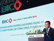 Ông Trần Bắc Hà, Chủ tịch BIDV tại Lễ kỷ niệm 10 năm thành lập BIC