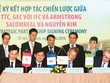 Ban lãnh đạo Kl994 game bài casino hấp dẫn TTC, GEC, IFC và Armstrong tại lễ ký kết hợp tác chiến lược giữa các bên