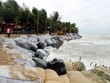 Cửa Đại (Hội An) thường xuyên bị sạt lở mỗi khi vào mùa mưa bão. Ảnh: Hà Minh