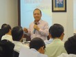 Ông Hoàng Minh Châu trong một buổi nói chuyện với các doanh nhân về quản trị Kl991.com World Cup 2026 Chính Thức