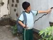 Công trường Dự án Saigonres thi công ẩu khiến nhà ông Hùng nứt rộng, gây nguy hiểm