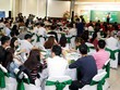 Trong khuôn khổ Vietbuild, tại gian hàng triển lãm 12 dự án Web Tổng Nhà Cái 99Kl99 Giải Trí Bậc Nhất đã diễn ra hội thảo "Kl99ok phiên bản mới căn hộ khách sạn: Đường dài mới biết ngựa hay". ảnh: Dũng Minh