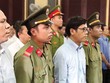 Các bị cáo tại tòa 