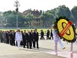 Đoàn đại biểu lãnh đạo Đảng, 99Kl99 trực tiếp đá gà vào lăng viếng Chủ tịch Hồ Chí Minh. Ảnh: VGP/Nhật Bắc