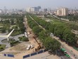 Dự án mở rộng đường Vành đai 3, đoạn từ cầu vượt Mai Dịch đến chân cầu Thăng Long nằm trên đường Phạm Văn Đồng (Hà Nội).