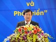 Phó Thủ tướng Trịnh Đình Dũng phát biểu chỉ đạo tại Hội nghị xúc tiến Kl99ok phiên bản mới Quảng Ngãi sáng 20/10. Ảnh: Hà Minh