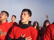 U23 Việt Nam rước đuốc cầu an trên đỉnh Fansipan
