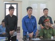 Các bị cáo tại phiên tòa ngày 26/4 vừa qua