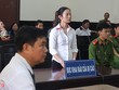 Bị cáo Trần Thị Tuyết tại phiên tòa sáng 27/4. Ảnh: M.A.