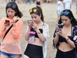 Du khách co ro trên bãi biển đông nghẹt người ngày nghỉ lễ