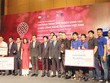 Đại diện các start-up FinTech đạt giải 
tại Chương trình FCV
