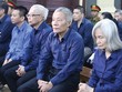 Các bị cáo tại phiên tòa