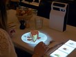 Máy chiếu giúp hiển thị hình ảnh 3D như món ăn thật