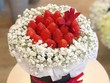 Những bó hoa ăn được có giá tiền triệu hút khách trước lễ 8/3.
