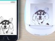 Máy in nhiệt Wifi kiêm máy nhắn tin cầm tay, chỉ mất vài giây để cho ra một bực ảnh