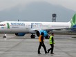 Máy bay Airbus A321 Neo của Bamboo Airways tại cảng Hàng không Quốc tế Nội Bài