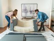 Bộ ghế sofa với thiết kế đặc biệt, vừa gọn trong một chiếc hộp