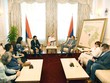 Tỷ phú Mai Vũ Minh trong buổi làm việc với Tổng thống Bosnia-Herzegovina, Ngài Milorad Dodik, tại phủ thổng thống