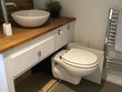 Thiết kế bồn cầu ẩn giúp tiết kiệm nước và không gian
