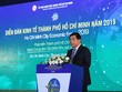 Bộ trưởng Bộ Kế hoạch Kl99ok phiên bản mới Nguyễn Chí Dũng phát biểu tại Diễn đàn-Ảnh Lê Toàn