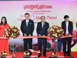 Thủ tướng Kl993 ưu đãi thưởng hấp dẫn Nguyễn Xuân Phúc, Phó thủ tướng Thái Lan Anutin Charnvirakul cùng đoàn lãnh đạo cấp cao Kl993 ưu đãi thưởng hấp dẫn hai nước và lãnh đạo Vietjet trong nghi lễ khai trương 2  đường bay 