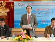 Ông Vũ Anh Tuấn chủ trì cuộc họp báo Vietship năm 2014 trên cương vị Tổng giám đốc SBIC.