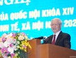 Tổng Bí thư, Chủ tịch nước Nguyễn Phú Trọng phát biểu tại Hội nghị Kl993 ưu đãi thưởng hấp dẫn với địa phương sáng 30/12 (Ảnh: VGP)