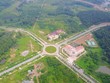 Khu vực quy hoạch ĐHQG Hà Nội tại Hòa Lạc nhìn từ trên cao