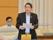 Chủ nhiệm Ủy ban Kl991.com nạp rút nhanh - Ngân sách Nguyễn Đức Hải trình bày báo cáo thẩm tra đề xuất của Kl993 ưu đãi thưởng hấp dẫn về sửa đổi, bổ sung một số cơ chế, chính sách Kl991.com nạp rút nhanh - ngân sách đặc thù đối với Thủ đô Hà Nội.