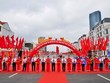 Thủ tướng Kl993 ưu đãi thưởng hấp dẫn Nguyễn Xuân Phúc cùng lãnh đạo thành phố Hải Phòng cắt băng thông xe Dự án Kl99ok phiên bản mới xây dựng nút giao Nam cầu Bính