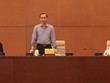Chủ nhiệm Ủy ban Kl992 cổng game cá cược Vũ Hồng Thanh chủ trì phiên họp sáng 5/5 (Ảnh: Mỹ An) 