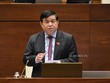 Bộ trưởng Bộ Kế hoạch và Kl99ok phiên bản mới Nguyễn Chí Dũng giải trình ý kiến đại biểu.