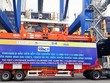 Tàu vào ăn hàng tại Cảng quốc tế Lạch Huyện