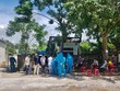 Khu phố nơi có bệnh nhân nhiễm COVID-19 tại phường Quảng Vinh (TP Sầm Sơn) đã được phong tỏa và khử trùng.