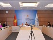 Trước thềm Hội nghị Thượng đỉnh các Chủ tịch Quốc hội thế giới lần thứ 5, Hội nghị thượng đỉnh các nữ chủ tịch Quốc hội lần thứ 13 cũng đã được tổ chức theo hình thức trực tuyến, Chủ tịch Quốc hội Nguyễn Thị Kim Ngân phát biểu tại hội nghị này.