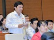 Đại biểu Quốc hội Phạm Phú Quốc phát biểu tại nghị trường. 