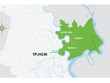 Vị trí thành phố phía Đông.