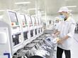 Dây chuyền Kl994 nhà cái bóng đá world cup bo mạch trong nhà máy Sky Light Việt Nam.